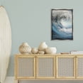 thumbnail image 2 of Stupell Industries Silver Crest of Sea Wave Landscape & Nature Painting Gray Floater Framed Canvas Art Print Wall Art, 21 x 31, 2 of 9