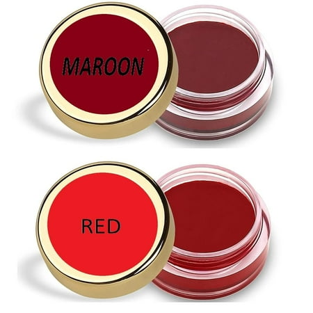 

Fashion Accessories Sindoor/Kumkum Paste - 100% Chemical Free All Natural No Lead No Mercury No Parabens Water Resistant (Red+Maroon-2Pcs)