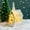 Pink, variant on Christmas Houses Resin Ornaments Desktop Decoration, Lighted Christmas Mini Snow Houses 2025, Cottage Town Tiny Figurine with LED Light Winter Village Ornament for Xmas Scene (Blute)