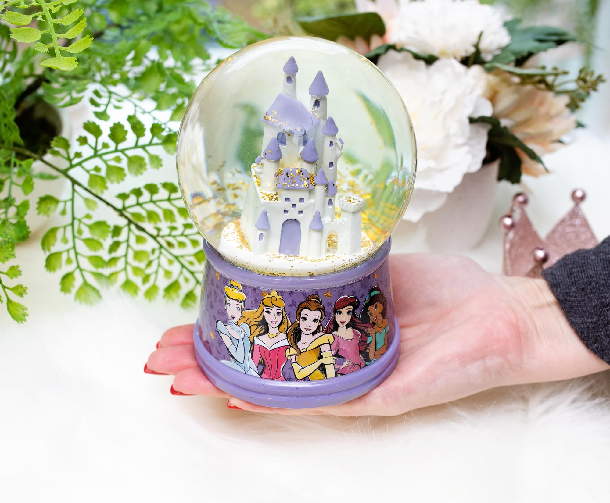 who remembers the original princess snow globe cups?? #disneylandparis, disney 100
