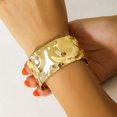 thumbnail image 2 of Punk Metal V word notch sack face bracelet, 2 of 9