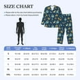 thumbnail image 3 of KLL Space Sleeping Panda Sleepwear Mens Flannel Pajamas,Long Cotton Pj Set, 3 of 7