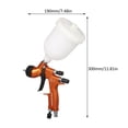 thumbnail image 3 of Yeacher High Volume Low Pressure Gravity Feed Sprayer 1.3mm Nozzle Highly Atomized Paint Spray Tool, 3 of 7