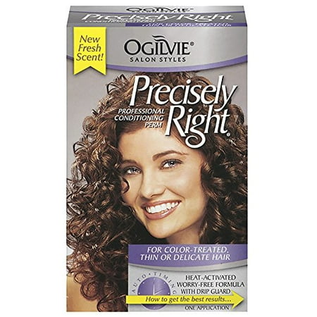 3 Pack Ogilvie Precisely Right Perm Color-Treated, Thin or Delicate Hair 1 ct