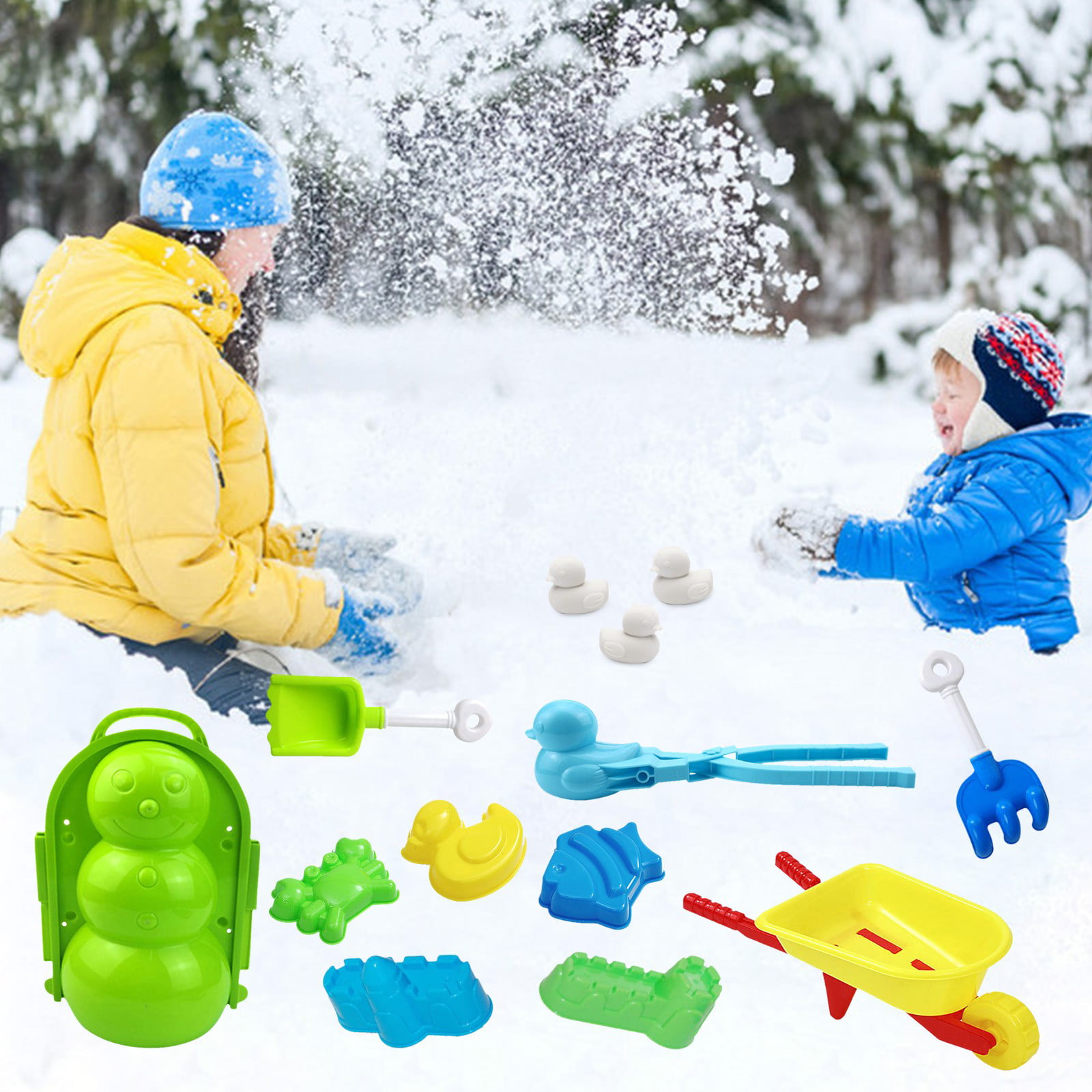 Winter Snow Ball Maker Tool Clip Kid Mold Sand Scoop Snowball Toy Sports HOT 