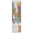 thumbnail image 2 of Addison Rugs Chantille Indoor/Outdoor Transitional Abstract Ivory Washable Runner Rug, 2'3" x 7'6", 2 of 6