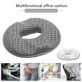 thumbnail image 1 of Cojín de asiento en forma de dona nuevo 2023, cómodo, para aliviar el dolor de cóccix, hemorroides, almohada para el cuidado de la cirugía A+, 1 of 4