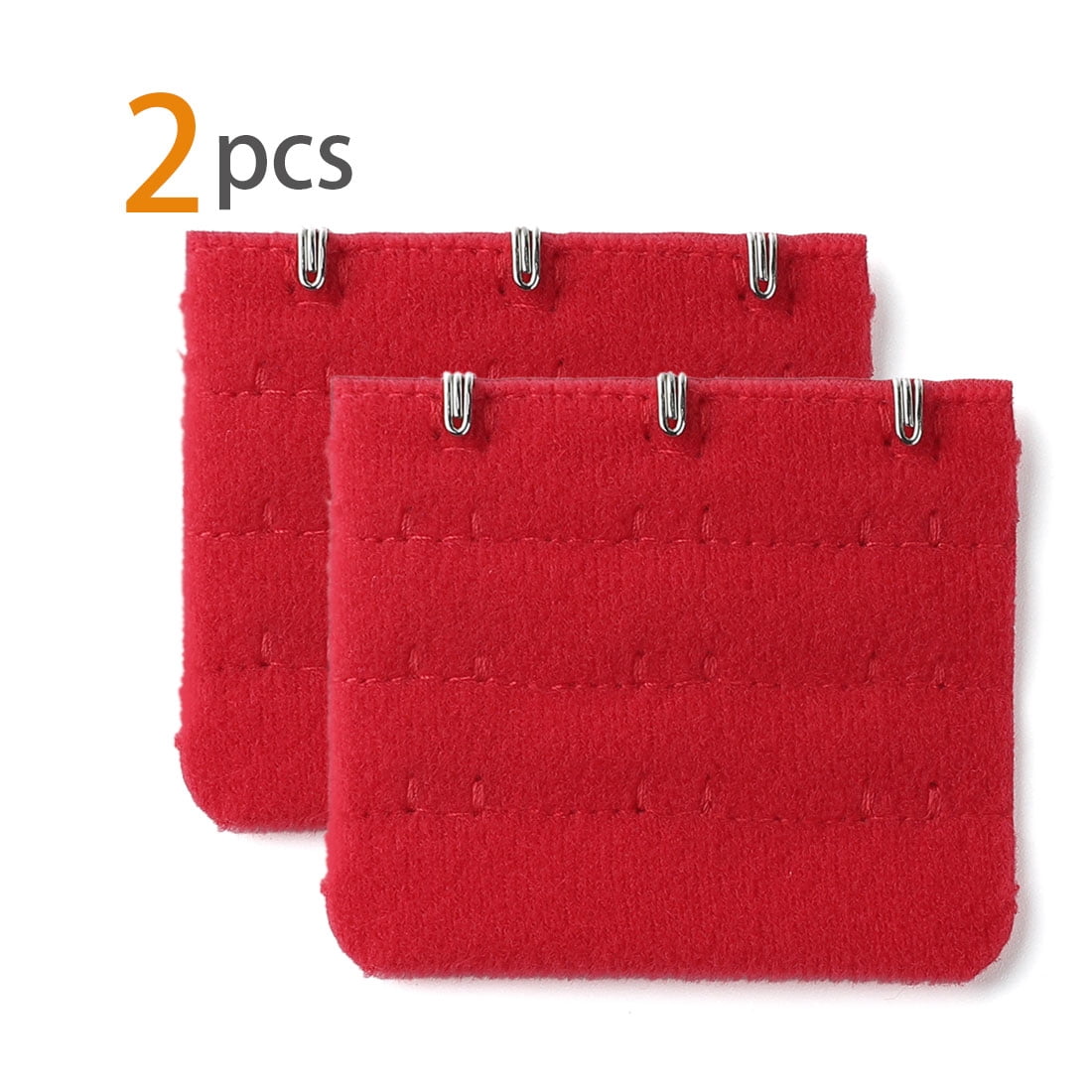 Unique Bargains Women's Bra Extender Strap Extension Buckle 3 Hooks 3 Rows