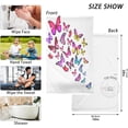 thumbnail image 3 of GZHJMY Butterflies Hand Towel Cotton Soft Absorbent Bath Hand Towels Decor, Multipurpose for Kitchen, Hotel, Spa, Yoga, Gym, Set of 2, 3 of 7
