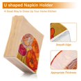 thumbnail image 5 of Yayeee Napkin Holder for Table Kitchen Paper Tissue Organization, Orange Abstract Floral, 5 of 8