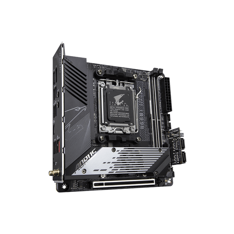 マザーボード B650i AORUS ULTRA+Ryzen5 7600X +Mem 32GB GIGABYTE B650I AORUS ULTRA AM5 AMD B650 SATA 6Gb/s Mini ITX