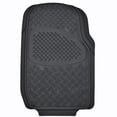 thumbnail image 2 of BDK MaxDuty Rubber Floor Mat for Car, SUV,Van & Truck - Super Heavy Duty Rubber , Trim to Fit & 3 Piece (Black), 2 of 9