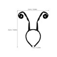 thumbnail image 2 of KALLORY 8Pcs Ant Tentacles Hair Band Black Costume Accessory for  Party, 2 of 8