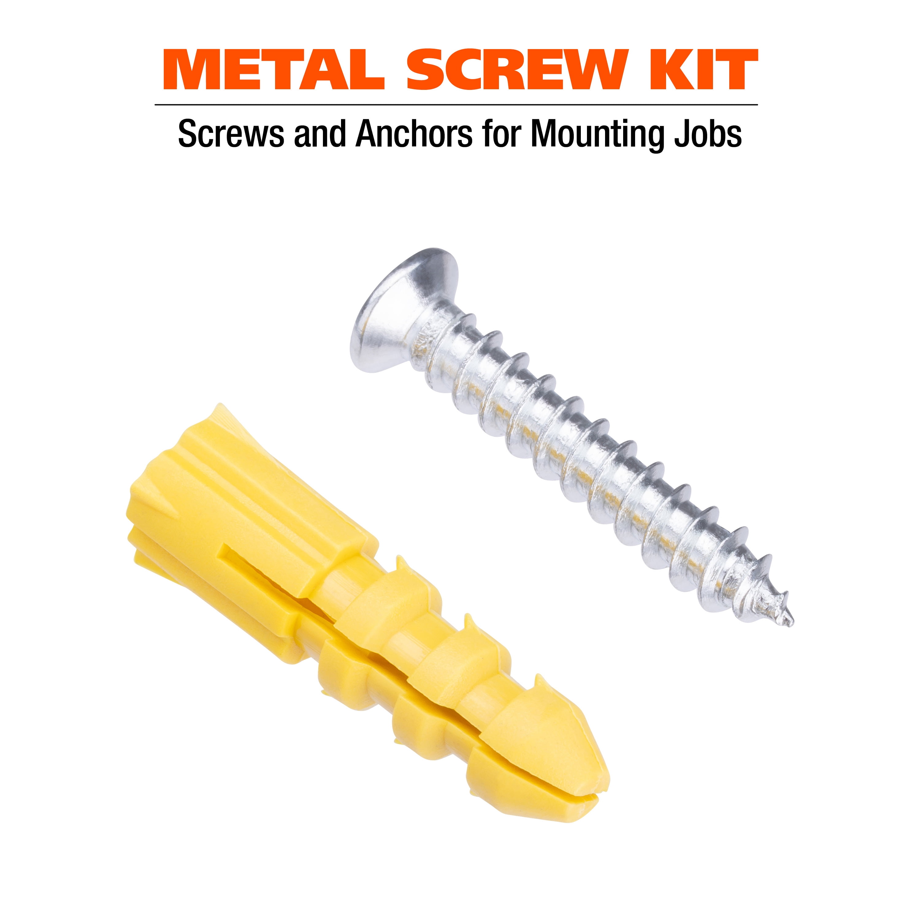 Great Neck Tools Anchor & Metal Screw Assortment, 285 Piece Set