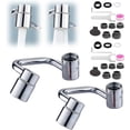 thumbnail image 6 of Universal Sink Faucet 1440° Rotatable Faucet Aerator Extension, Rotatable Faucet Aerator Extension, U Shaped Faucet Extender for Bathroom Kitchen, 2 Modes Adjustable (1Pc), 6 of 9