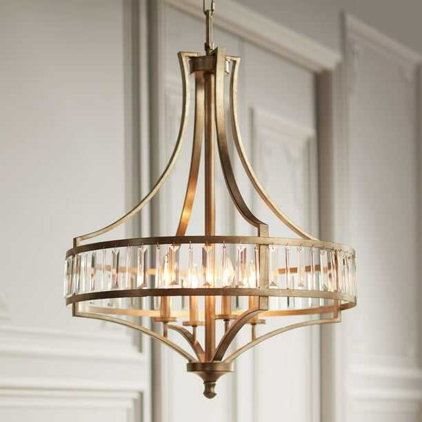 Vienna Full Spectrum Soft Silver Chandelier 24 Wide Crystal Glass 4 Light Fixture For Dining Room House Kitchen Bedroom Com Vienna Full Spectrum Soft Silver, Crystal Glass 5 Light Luxury Chandelier Chromebook