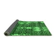 thumbnail image 2 of Ahgly Company Indoor Square Abstract Green Modern Area Rugs, 3' Square, 2 of 4