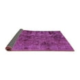 thumbnail image 2 of Ahgly Company Indoor Rectangle Abstract Purple Modern Area Rugs, 2' x 4', 2 of 4