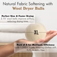 thumbnail image 2 of Wool Dryer Balls - Made from 100% Turkish Wool, Softens Clothes, Minimizes Static, and Helps Reduce Drying Time, Sustainable and Reusable - Pack of 8, 2 of 8