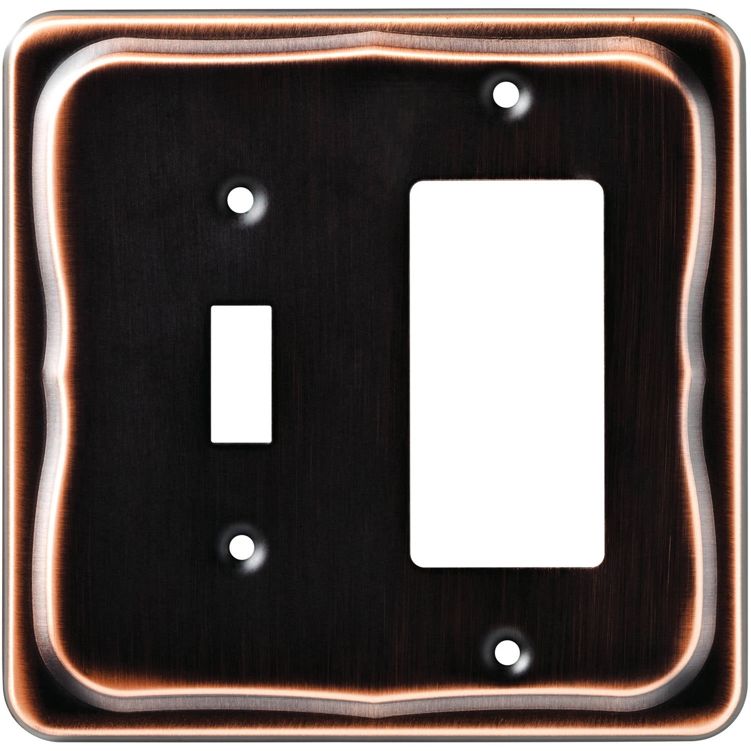 Brainerd Tenley Single Switch and Decorator Wall Plate, Bronze by Generic