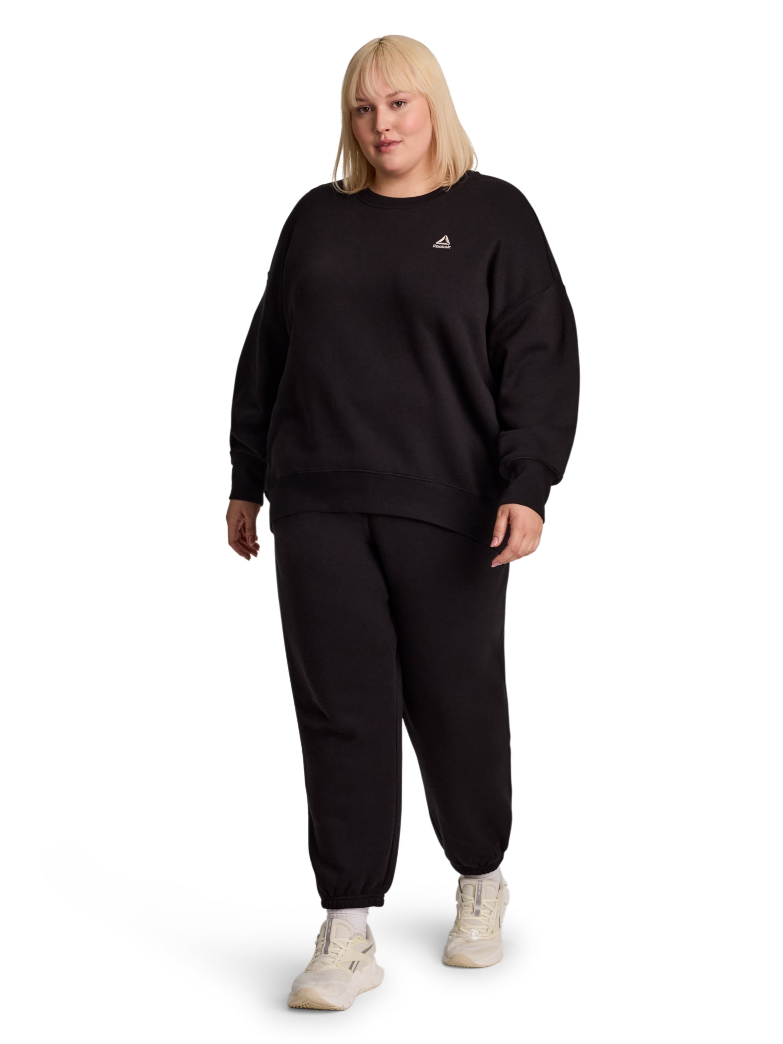 Reebok Women's Game Day Fleece Oversize Crewneck Sweatshirt, Size XS-4X