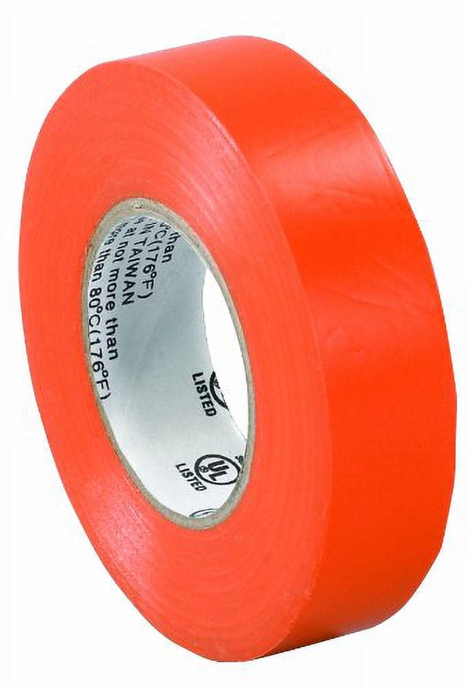 Partners Brand Electrical Tape,3/4"x20 yd.,Orange,PK200 T964618A