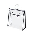 thumbnail image 2 of YAOMOBB Organizer Pouch Transparent Storage Box with Lid Snap Closure Hook Hanging Purse Organizer, 2 of 6