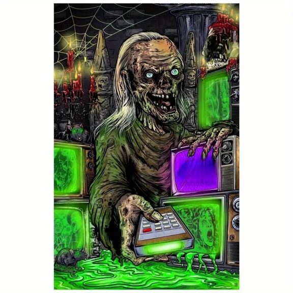 DIY 5D Diamond Painting By Number Kits Full Round Drill Horror Characters Art Rhinestone Embroidery Cross Stitch Craft for Home Wall Decoration