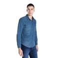 thumbnail image 2 of Camisa Oggi 2311319, Caballero, Corte Slim, Pana, color Azul tono Medio Oggi Jeans  2311319, 2 of 5