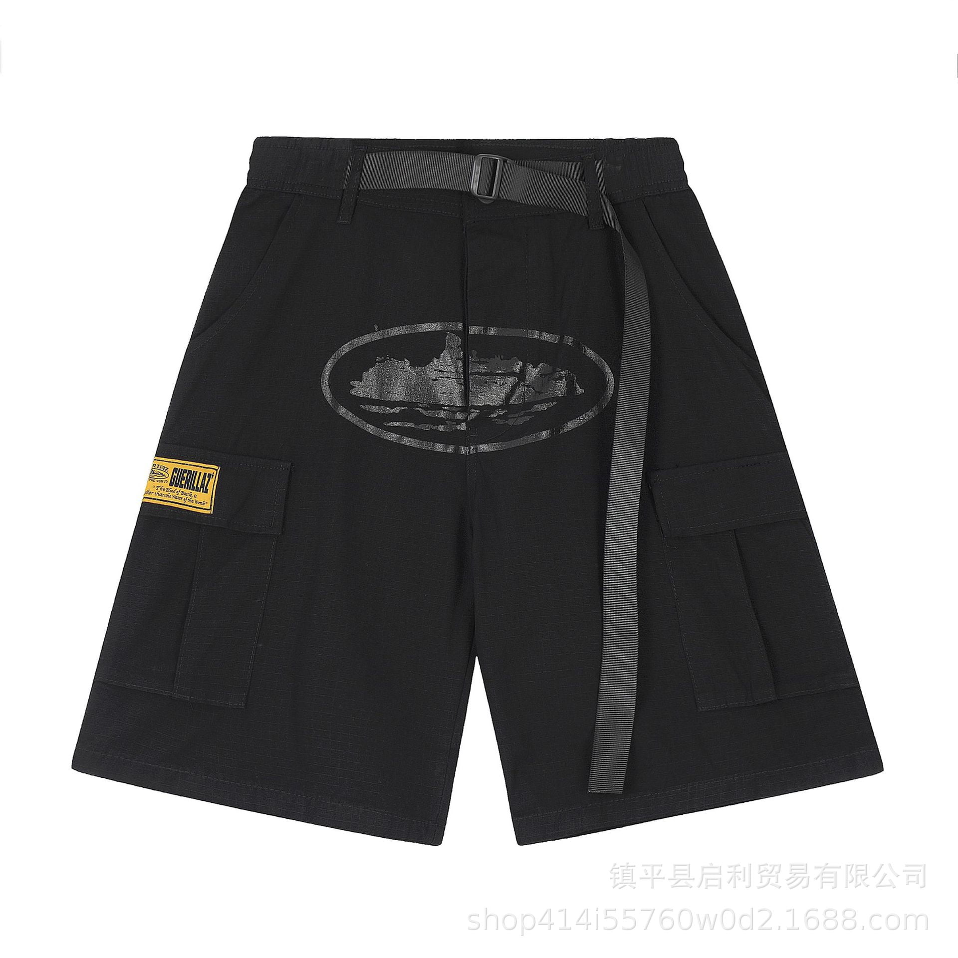 High quality corteiz Alcatraz LOGO embroidery unisex casual denim