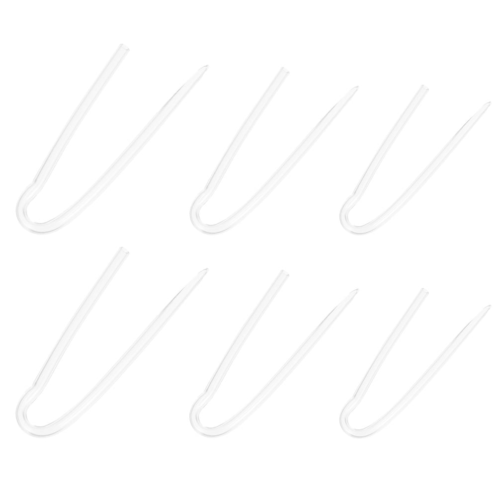 1 Set/6pcs Preformed BTE Earmold Hearing Aid Tubes Hearing Machine Mold