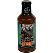 Arriba Fire Roasted Garlic Bar-B-Q Sauce, 18 oz (Pack of 6)