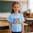 thumbnail image 3 of Blue Cute Lounge T Shirts for Kids Girl Boy Fall Summer Short Sleeve Print Tops Shirts Child 2026 Soft Comfy Clothing Fashion Country Concert Y2K 7 Years, 3 of 9