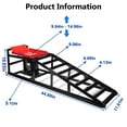 thumbnail image 6 of Lafati 2PCS 5T 11000lbs Hydraulic Car Ramps, Heavy Duty Hydraulic Vehicle Ramps Lift Ramp, Portable Car Ramps for Oil Changes, Car Lifts for Home Garage, Vehicle Auto Garage Repair, 6 of 10