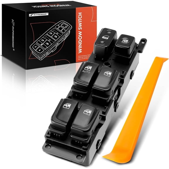 A-Premium Front Left Driver Side - Master Power Window Switch - Compatible with Hyundai Sonata 2006 2007 2008 - Replace# 935703K010CH