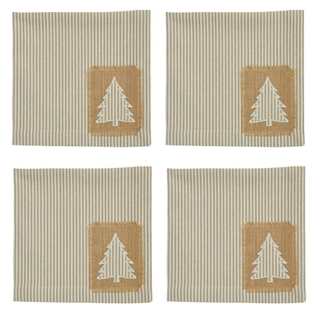 Split P Modern Farmhouse Christmas Napkins Set of 4