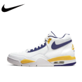 thumbnail image 3 of Zapatillas de baloncesto retro de caña media para hombre cómodas y versátiles de Nike Flight Legacy, 3 of 5