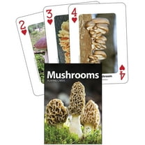 Nature's Wild Cards Mushrooms Playing Cards, (Hardcover)