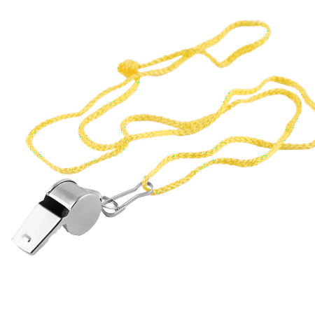 Coghlan's Signal Whistle, Stainless Steel, 110 Decibel Sound, With Lanyard, For Camping and Emergency