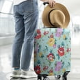 thumbnail image 2 of Pioneer Flower Floral Print Pattern Luggage Cover Fashion Suitcase Cover Baggage Covers Fit 25-28 Inch Luggage (Go Travel), 2 of 5