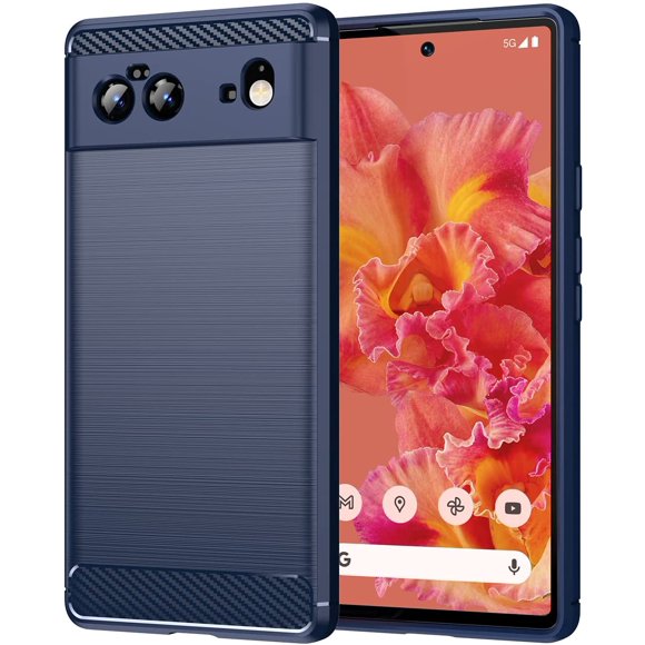 Pixel 6 Case, Google Pixel 6 Case, with Screen Protector, Soft Slim Shockproof Anti-Fingerprint Add Good Protection Without Being Bulky Phone Cases for Google Pixel 6