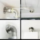 thumbnail image 4 of 5pcs Split Two-piece Chrome Stainless Steel Valve/tap Cover/valve Hole Cover, 4 of 4