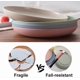 thumbnail image 2 of 7.8 Inches Unbreakable W Straw Plates - Reusable Plate Set, 2 of 4