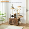 thumbnail image 2 of HOOBRO Multi-Level 52 in Cat Tree with Versatile Cat Tree & Accessory Kit, Brown, 2 of 9