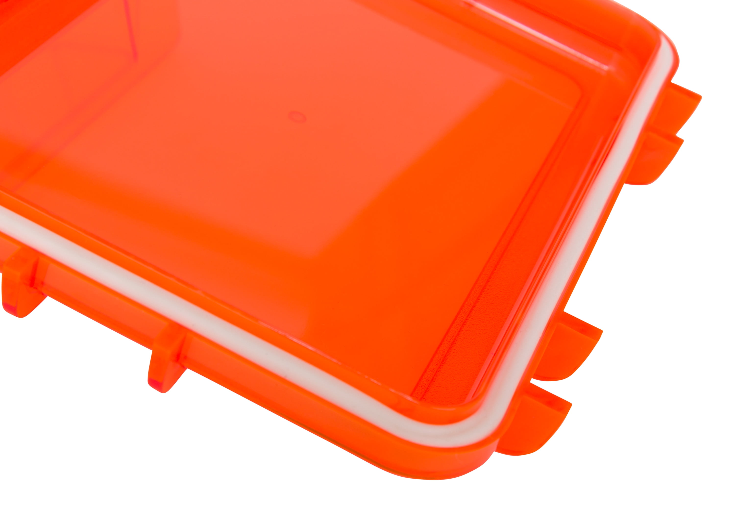 Outdoor Products Large Watertight Case Dry Box, Red, 8" x 6.75" x 3.5", Polycarbonate