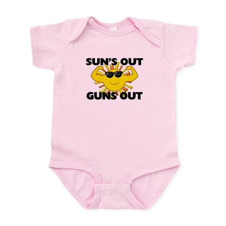 

CafePress - Sun s Out Guns Out Infant Bodysuit - Baby Light Bodysuit Size Newborn - 24 Months