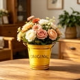 thumbnail image 3 of SHJHENG Rustics Iron Planter With Handles Vintage Metal Flower Pot For Indoor Outdoor Farmhouses Garden Centerpiece Decor, 3 of 5
