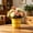 A-Yellow, variant on Hyknon 4.9Inch Galvanized Flower Buckets, Small Metal Plant Pot with Handles, Rustic Vintage Vase, French Farmhouse Flower Holder for Indoor Outdoor Cut Flowers Wedding Table Centerpiece Decor, Black