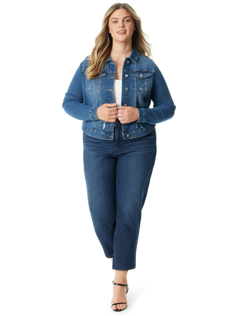 Jessica Simpson Denim Jacket - Button Front Jean Jacket XS