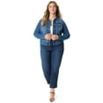 thumbnail image 5 of Jessica Simpson Women's and Women's Plus Uptown Denim Jacket, Sizes XS-4X, 5 of 5